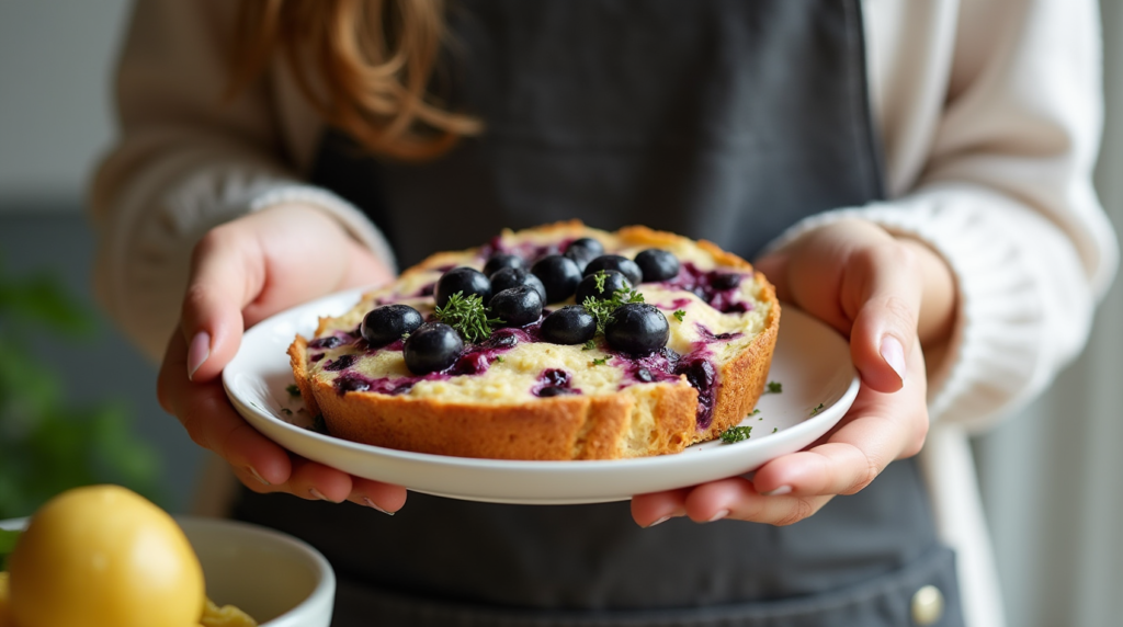 Blueberry Cream Cheese Bread