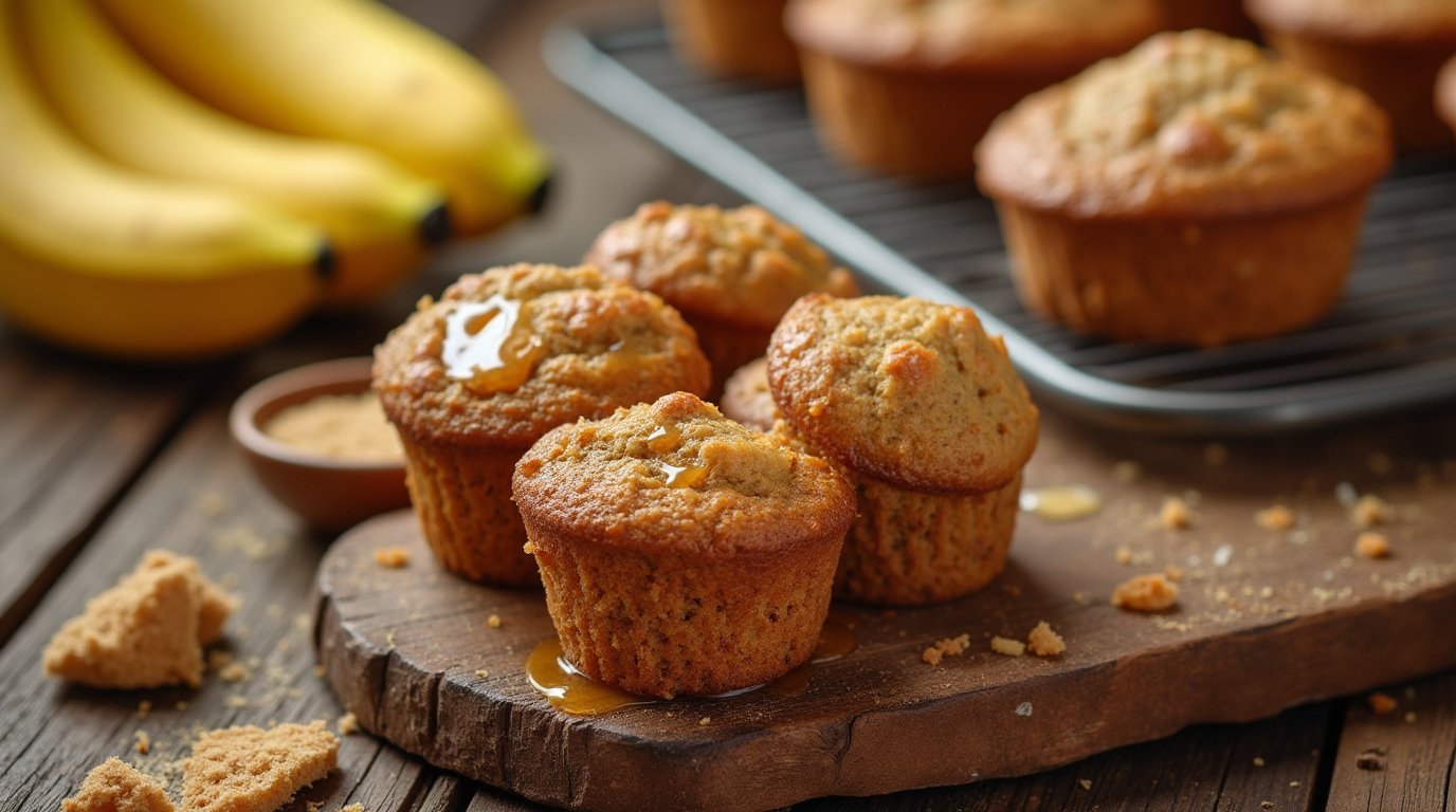 Brown Sugar Banana Muffins