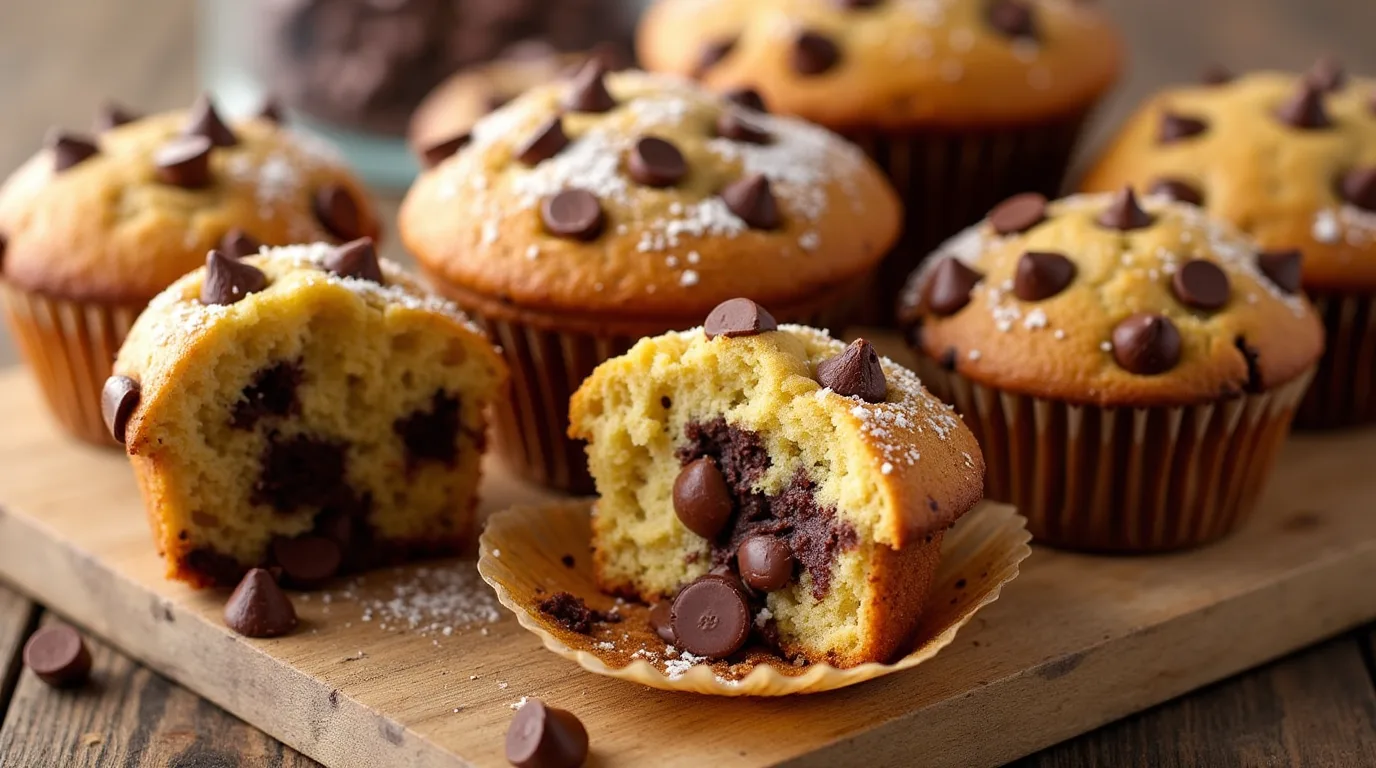 Easy Chocolate Chip Muffins
