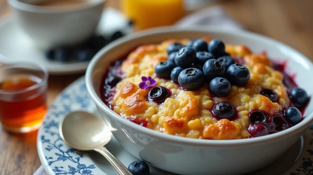 Blueberry Baked Oats