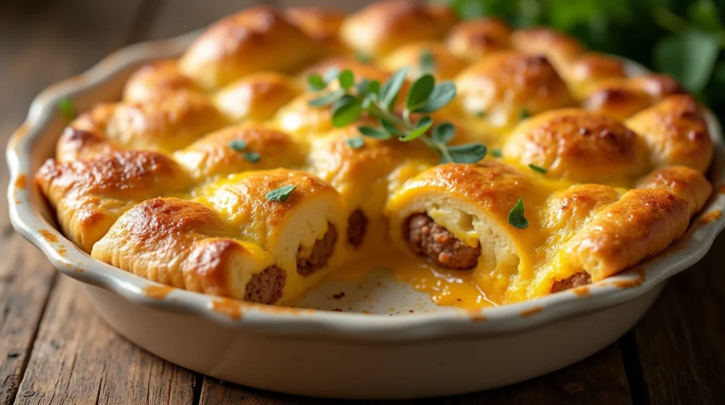 Crescent Roll Breakfast Casserole