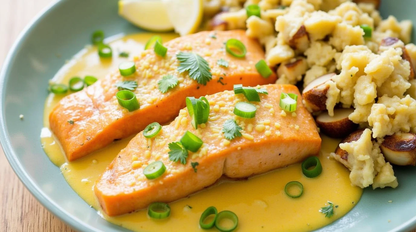 Caribbean Coconut Curry Salmon