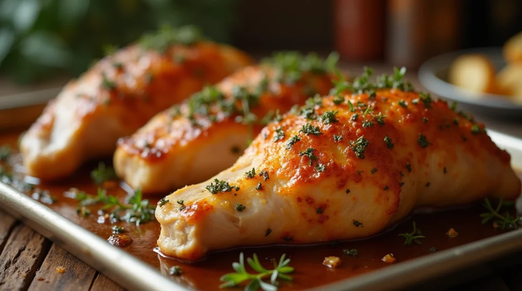 Juicy Baked Split Chicken Breast Recipe