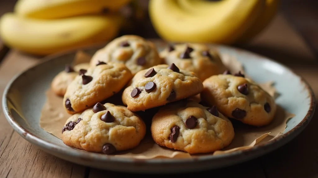 Chocolate Chip Banana Cookies